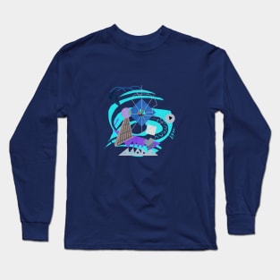 The moon fish Long Sleeve T-Shirt